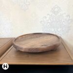 رایزر گرد چوبی لبه‌دار
