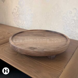 رایزر گرد چوبی لبه‌دار