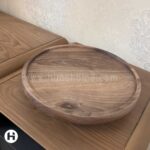 رایزر گرد چوبی لبه‌دار